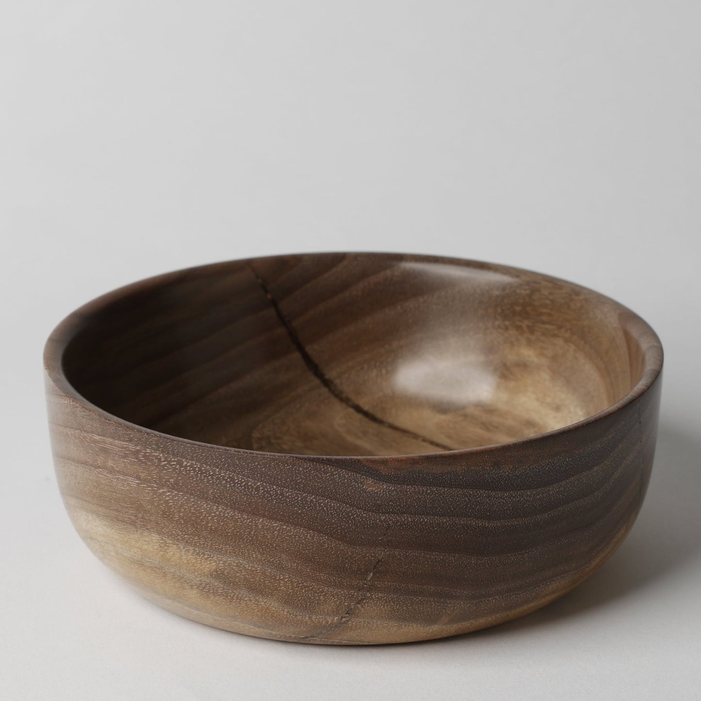 Walnut Bowl with Unique Live Edge – 5.5" Wide x 2" Deep